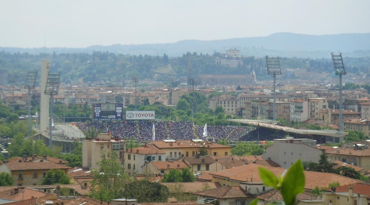 Stadio Artemio Franchi, Florence — site of the October 27, 1954 incident