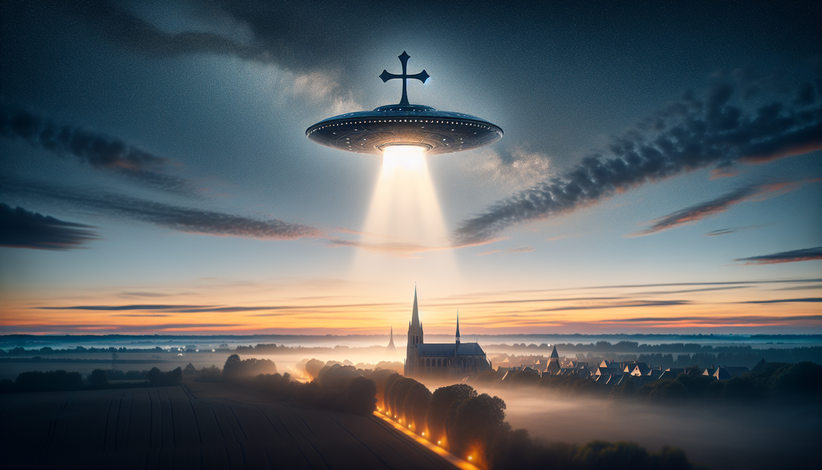 Historical painting of celestial phenomena