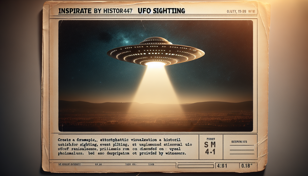 Chicago Sun headline from June 26, 1947, first use of term flying saucer