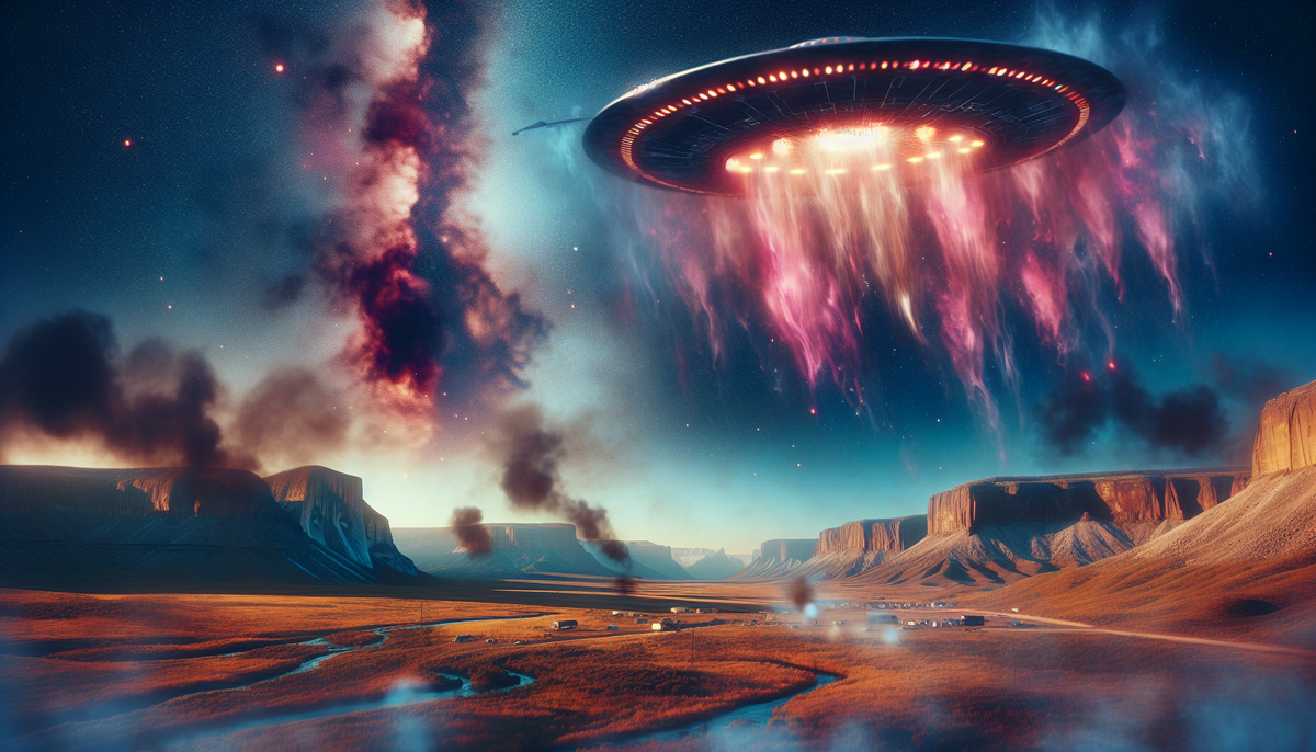 Historical painting of celestial phenomena