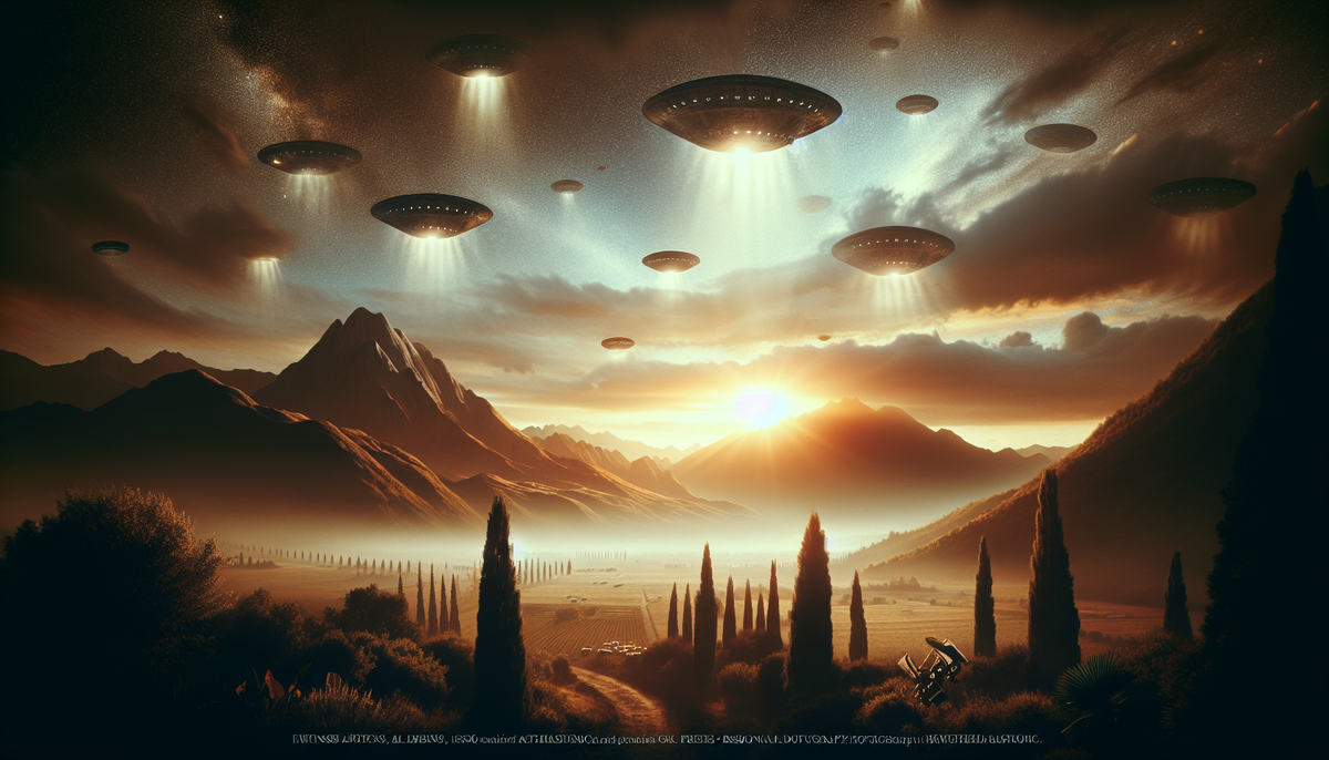 Historical painting of celestial phenomena